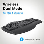Perixx Periboard-612B Wireless Ergonomic Split Keyboard - Image 4