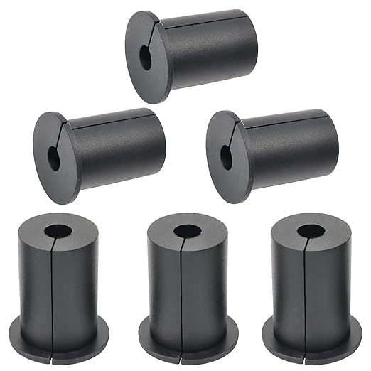 6pc Starlink Cable Grommet 1" Silicone Waterproof Wall Hole Pass Through Split by EASYEAH