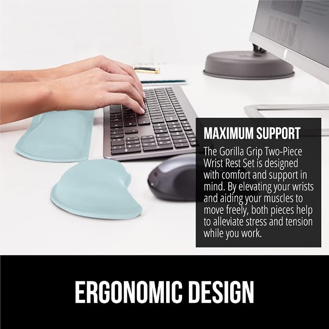 GORILLA GRIP Silky Gel Memory Foam Wrist Rest - Image 4
