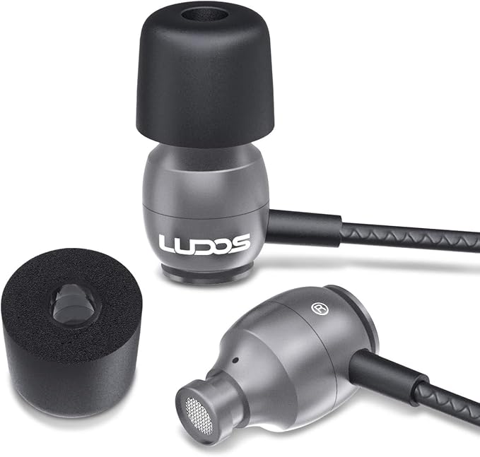 LUDOS Clamor Wired Earbuds in-Ear Headphones, 5 Years Warranty, Earphones - Image 7