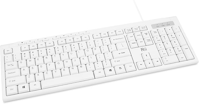 Rii RK907 Ultra-Slim Compact USB Wired Keyboard - Image 3