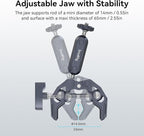 SMALLRIG Camera Mount Clamp, Ballhead Magic Arm and Adapter - Image 5