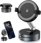360° Rotation Clip on Car Phone Mount, 2 IN 1 Adjustable Magnetic Car Phone by XOSimpleisBeauty