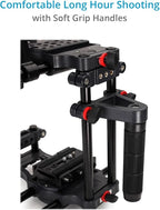 Power DSLR Camera Cage for DSLR DSLM Cameras Only. Adjustable Handles & 15mm - Image 3