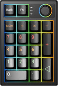 Gasket Creamy Mechanical Numpad Programmable Macro Keypad Wireless by TISHLED