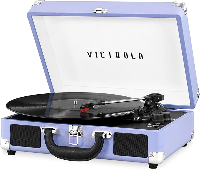 Victrola Journey Bluetooth Portable Suitcase Record Player – by Victrola