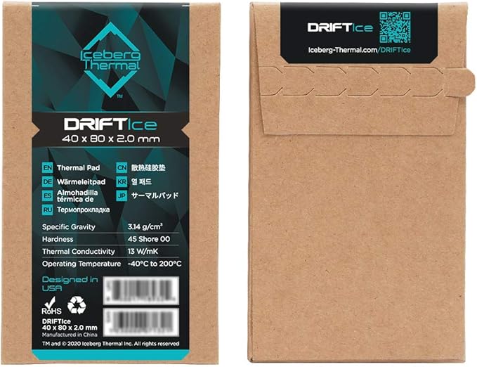 Iceberg Thermal DRIFTIce Thermal Pad 80mm x 40mm x 2.0mm - Image 6