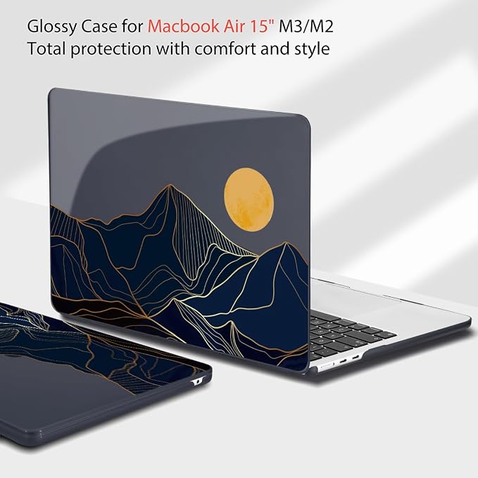 Teryeefi Compatible with MacBook Air 15 inch Case A2941 M2 A3114 M3 Release - Image 4