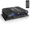 4.1 Channel Bluetooth 5.0 Mini Audio Amplifier Receiver, 4×50 W + Active by Romicta