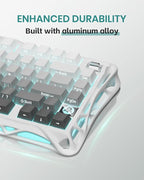 GravaStar Mercury K1 75% Wireless Mechanical Gaming Keyboard, Aluminum Alloy - Image 3