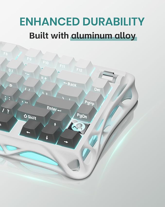 GravaStar Mercury K1 75% Wireless Mechanical Gaming Keyboard, Aluminum Alloy - Image 3