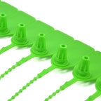 Leadseals 100 Green Plastic Tamper Seals, Zip Ties - Image 4