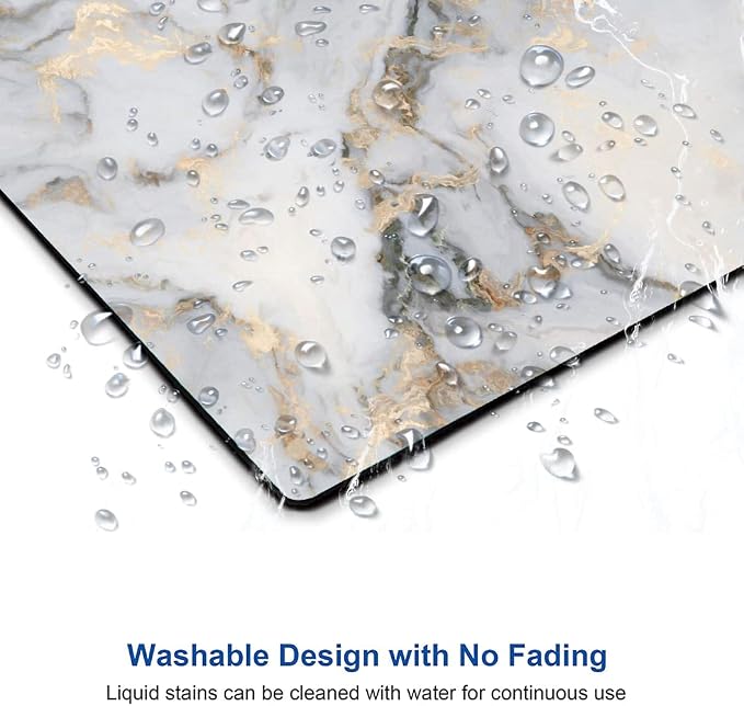 Mouse Pad, Premium-Textured Marbling Mouse Mat Square Waterproof Non-Slip - Image 5