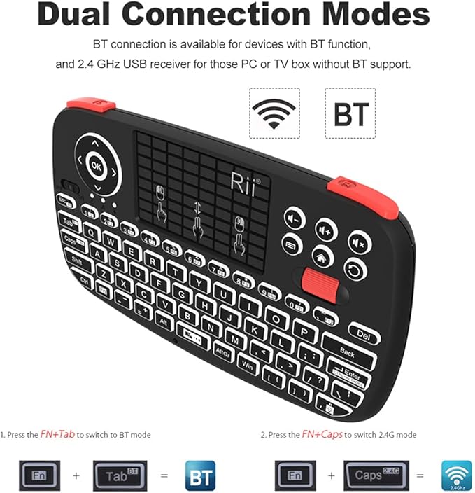Rii i4 Mini Bluetooth Keyboard - Image 3