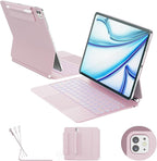 for iPad Air 13 inch Case with Keyboard, iPad Pro 12.9 Magic Keyboard, Springy by Unknown