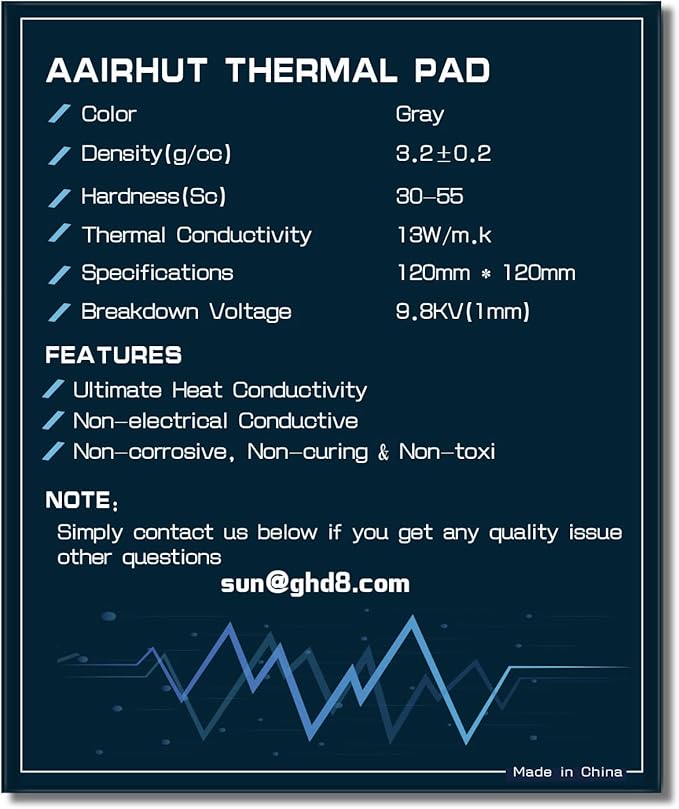 Aairhut Thermal Pad 13W/m.K - Image 7