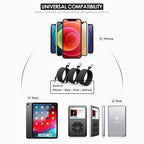 iPhone Charger 3 Pack 6 Ft USB to Lightning Cable Fast Charging Cord Compatible - Image 9