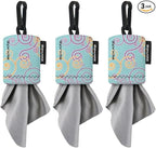 SPUDZ Classic Microfiber Lens Cleaner – Clip-On Pouch, Washable – by ALPINEINNOVATIONS