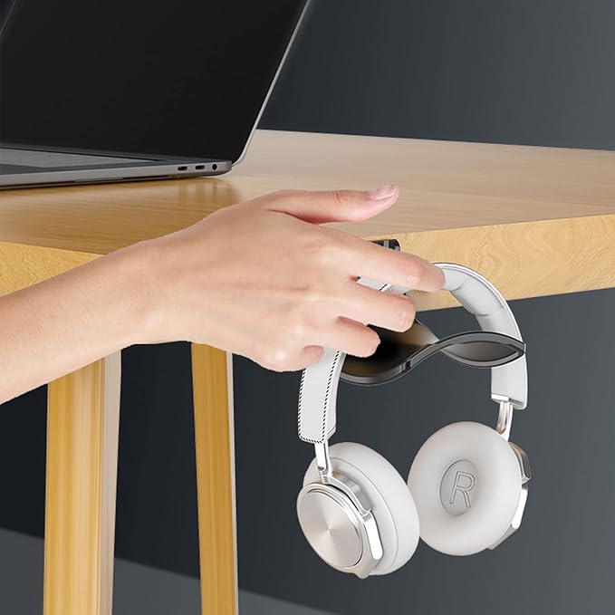 2-Pack Headphone Stand Hanger Wall Hooks, Save Space Headset Stand Holder - Image 6