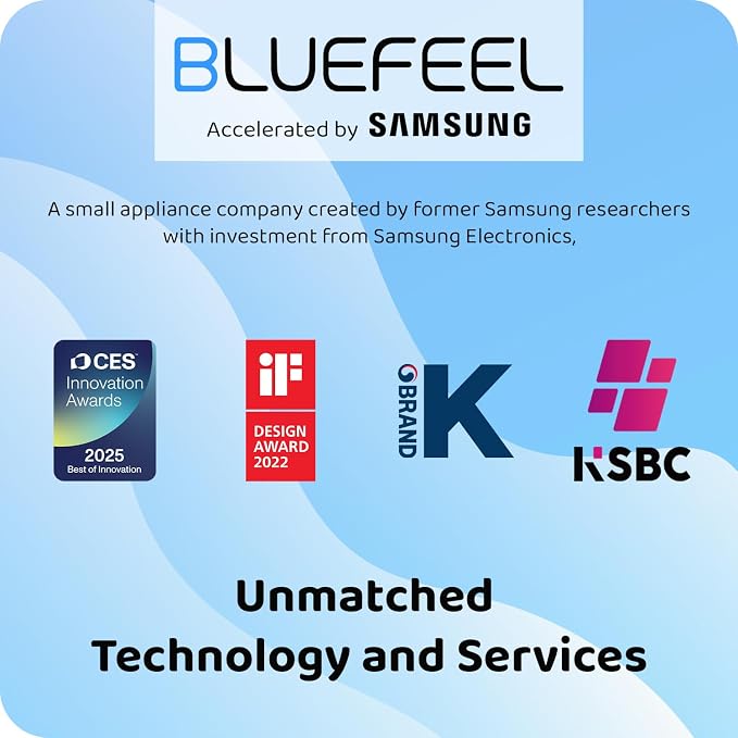 Bluefeel Portable Handheld Turbo Fan, 5-Speed Mini Personal Fan - Image 7