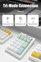 Gasket Creamy Mechanical Numpad Programmable Macro Keypad Wireless - Image 2