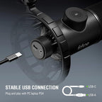 FIFINE USB Gaming Microphone, RGB Dynamic Mic - Image 8