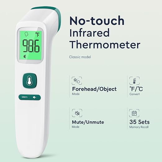 Forehead Thermometer for Adults and Kids, Fast Accurate Thermometer - Image 2