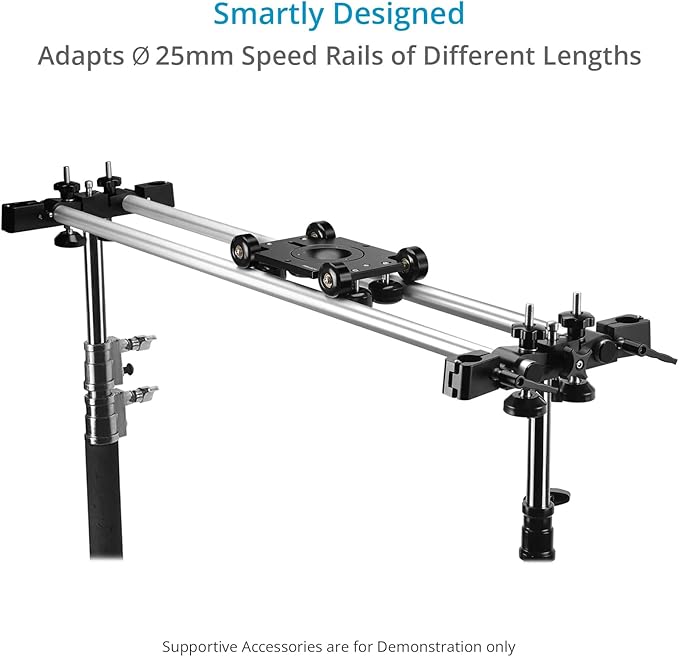 PROAIM Polaris Mini Portable Video Camera Dolly w Universal Track Ends | - Image 4