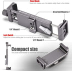 Full Metal Tablet Tripod Holder – Compatible - Image 6