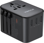 Universal Travel Adapter, VINTAR 35.5W International Power Adapter by VINTAR