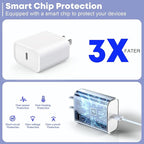 Fast Charger for iPhone 16/15 Charger, 10FT Extra Long Fast Charging 3Pack - Image 4