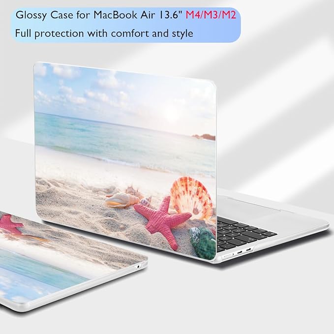 Teryeefi for MacBook Air 13.6 inch Case A3240 A3113 A2681, Protective Plastic - Image 4