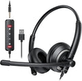 Computer USB Headset with Microphone by awatrue