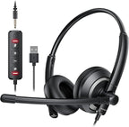 Computer USB Headset with Microphone by awatrue