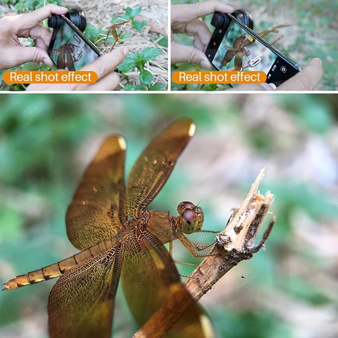 Professional Phone Camera Lens 75mm Macro Lens HD DSLR Effect Clip-on - Image 5