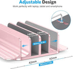 OMOTON Vertical Laptop Stand, Desktop Aluminum Mac Book Stand - Image 4