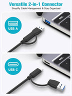 Powered USB Hub, ikuai 10-Port USB 3.2 / USB C Hub, - Image 4