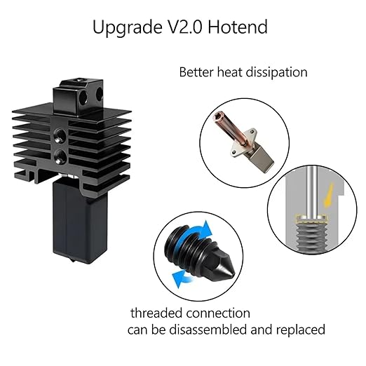 JUUPINE Upgraded Bambu Labs Hotend X1 Carbon Assembly - Image 6