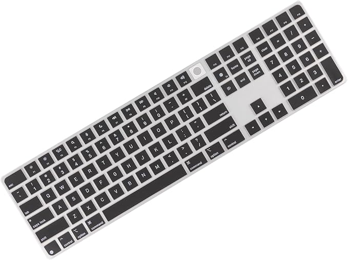 Allinside Black Keyboard Cover for 2024 Mac Magic Keyboard by Allinside