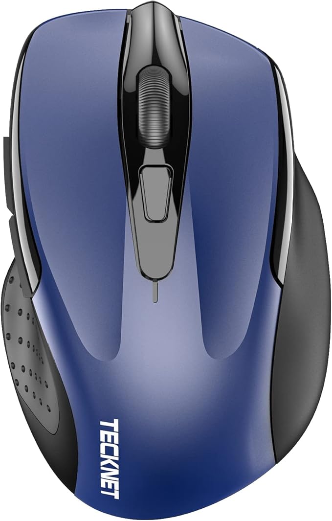 TECKNET Wireless Mouse Silent 4800 DPI Computer USB A & Bluetooth Mouse 6 by Tecknet