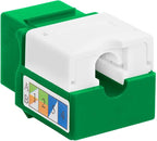 Cmple - 10 Pack Cat5e Keystone Jack Insert Punch Down RJ45 Connectors RJ45 - Image 3