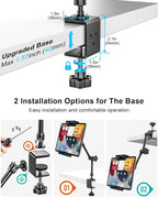 Aluminum Tablet Stand Holder for Desk Mount - Image 4