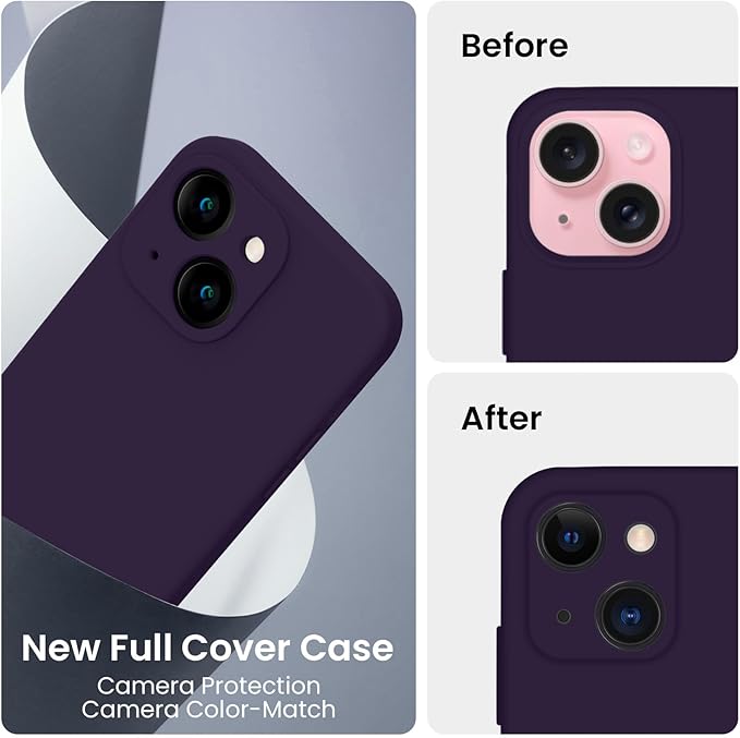 FireNova Designed for iPhone 15 Case, Silicone Upgraded Phone Case with - Image 3