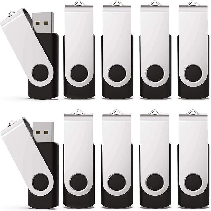 KEXIN 10 Pack 32GB Flash Drive USB Drive Memory Stick Thumb Drive by Home