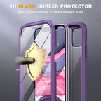 Miracase Glass Series for iPhone 11 Case 6.1 inch, Upgraded Full-Body Rugged - Image 4