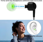 Earbud Tips Soft Anti Slip Washable Reusable Silicone Fit Most In-Ear Earbuds - Image 4