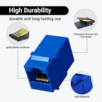 Cat6 RJ45 Keystone Coupler 25-Pack, Ethernet Coupler Female to Female, Ethernet - Image 4