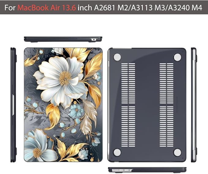 Teryeefi Compatible for 2022-2025 MacBook Air 13.6 inch Case M4 A3240/M3 A3113/ - Image 7
