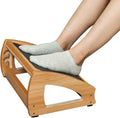 StrongTek Ergonomic Under Desk Footrest, 3 Adjustable Heights Wooden Office by StrongTek