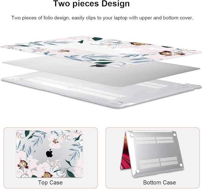 Compatible with MacBook Air 13 inch Case 2021 2020 2019 2018 M1 A2337 A2179 - Image 4